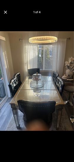 Dining Table With Six Chairs