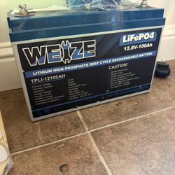12v 100ah Lithium Battery