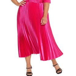Anne Klein Pleaded Maxi Skirt  2X