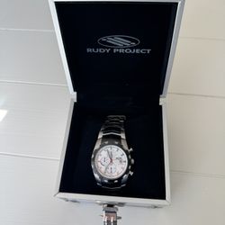 (rare) Rudy Project Gentlemen's Watch Silver