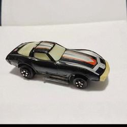 RARE Vintage 1980 Kidco Chevy Corvette Glow Black Burnin Key Car 1/64