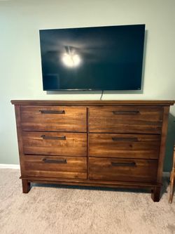 Real wood dresser