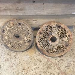 Vintage Cast Iron Lawn Tractor Wheel Weights