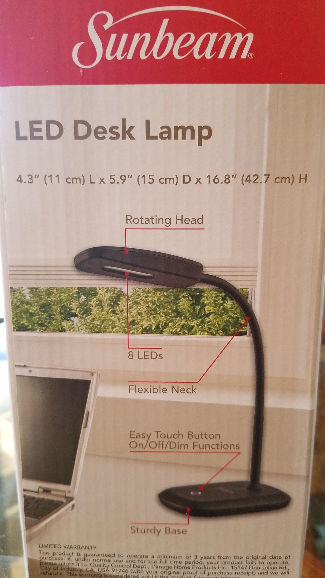 Sunbeam LED Desk Lamp