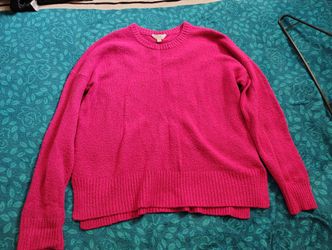 Plus Pink Sweater Cardigan