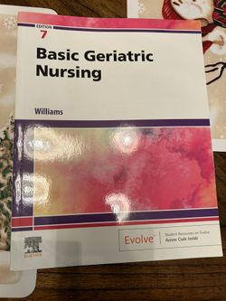 Geriatric nursing Book