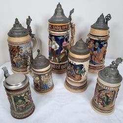 Antique German Beer Steins