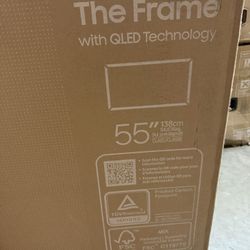 Samsung 55-Inch Class The Frame LS03F 4K QLED Smart TV (2025 Model) Slim Fit Wall Mount, Modern Frame Design, NQ4 AI Gen2 Processor, Art Mode, Artful 
