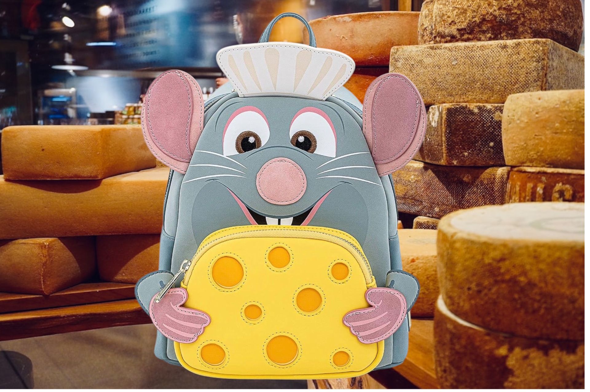 Loungefly Disney Pixar Ratatouille Chef Cosplay - Women's Double Strap Shoulder Bag, Multi, Fashion