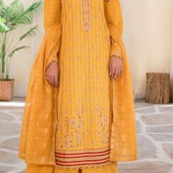 Indian Pakistani Tradition Designer Shalwar Kameez Embroidery Cotton Dress 