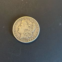 1901 O Morgan Silver Dollar
