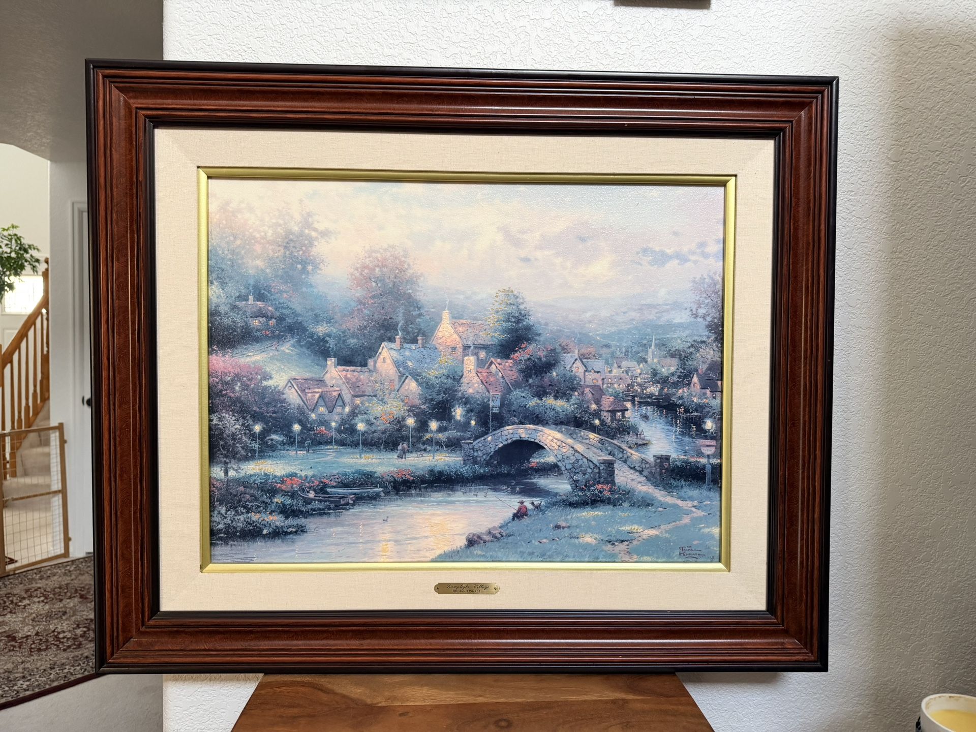 Thomas Kinkade “ Lamplight Village”