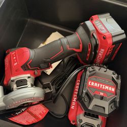 CRAFTSMAN V20 Cutoff Tool With 2 Batteries 