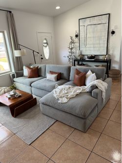 Gray Sectional couch