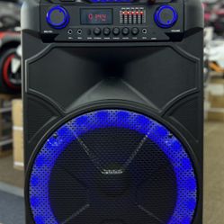 !New Year Special!! 2100W 15"Portable Bluetooth Party Speaker with Sound Activated Lights