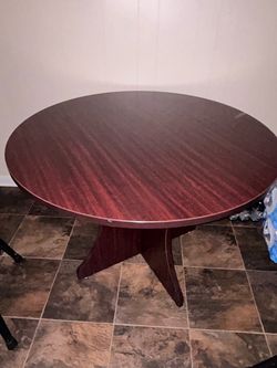 Wood kitchen table