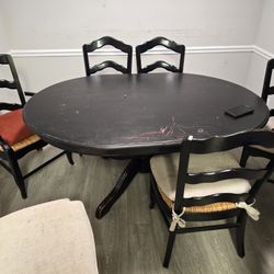 Black Dining Room Table