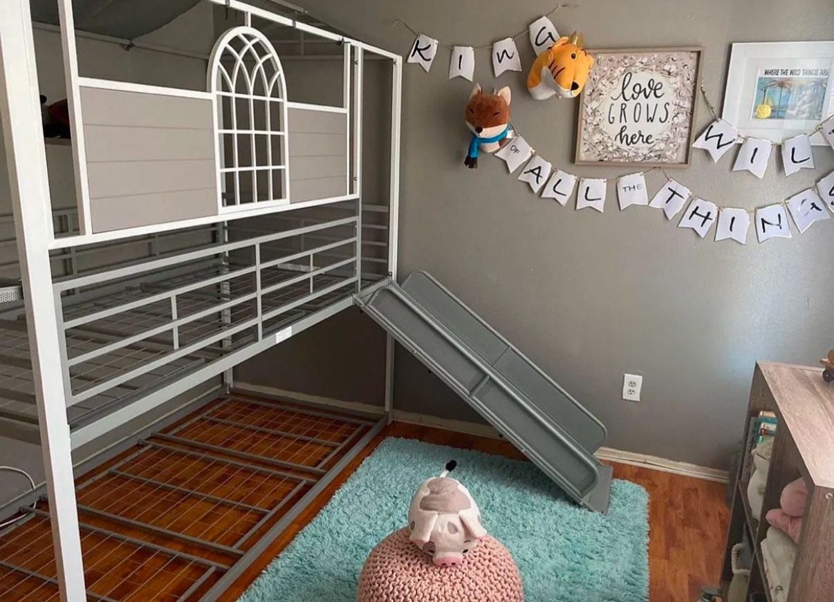 Twin Metal Bunk Bed Frame
