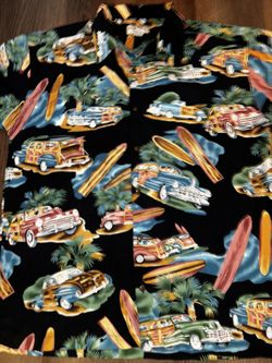 Vintage Hawaiian Car Show Shirt XL
