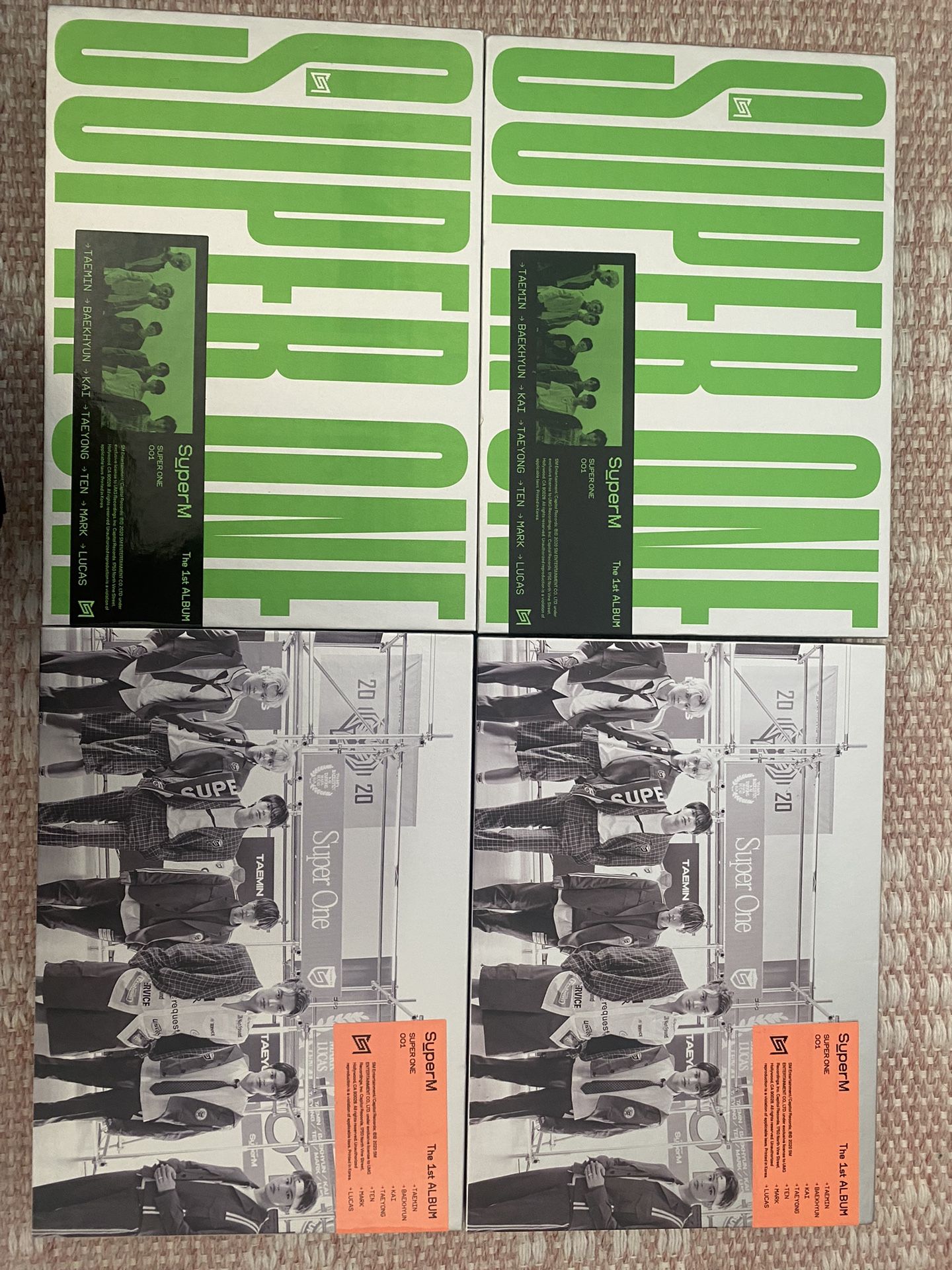 Kpop superM super one albums