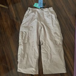 Pink Baggy Snowboard pants