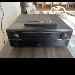 DENON 7.1 AVR-3806 RECEIVER WITH 140 WATTS  x  7 CHANNELS, REMOTE CONTROL AND HDMI PORTS $350 FINAL PRICE SAME DAY SHIPPING 