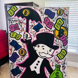 Custom Monopoly Man Painting 