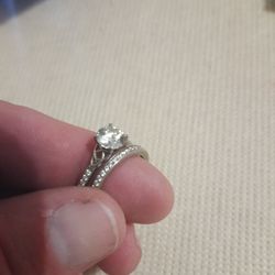 💍 Stunning Moissanite Wedding Set – Size 7 💍