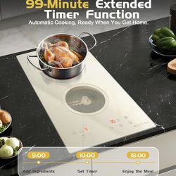 Noxton 2 burners electric cooktop