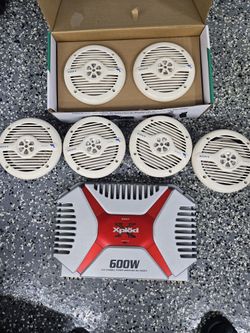 Sony Speakers and Amplifier 