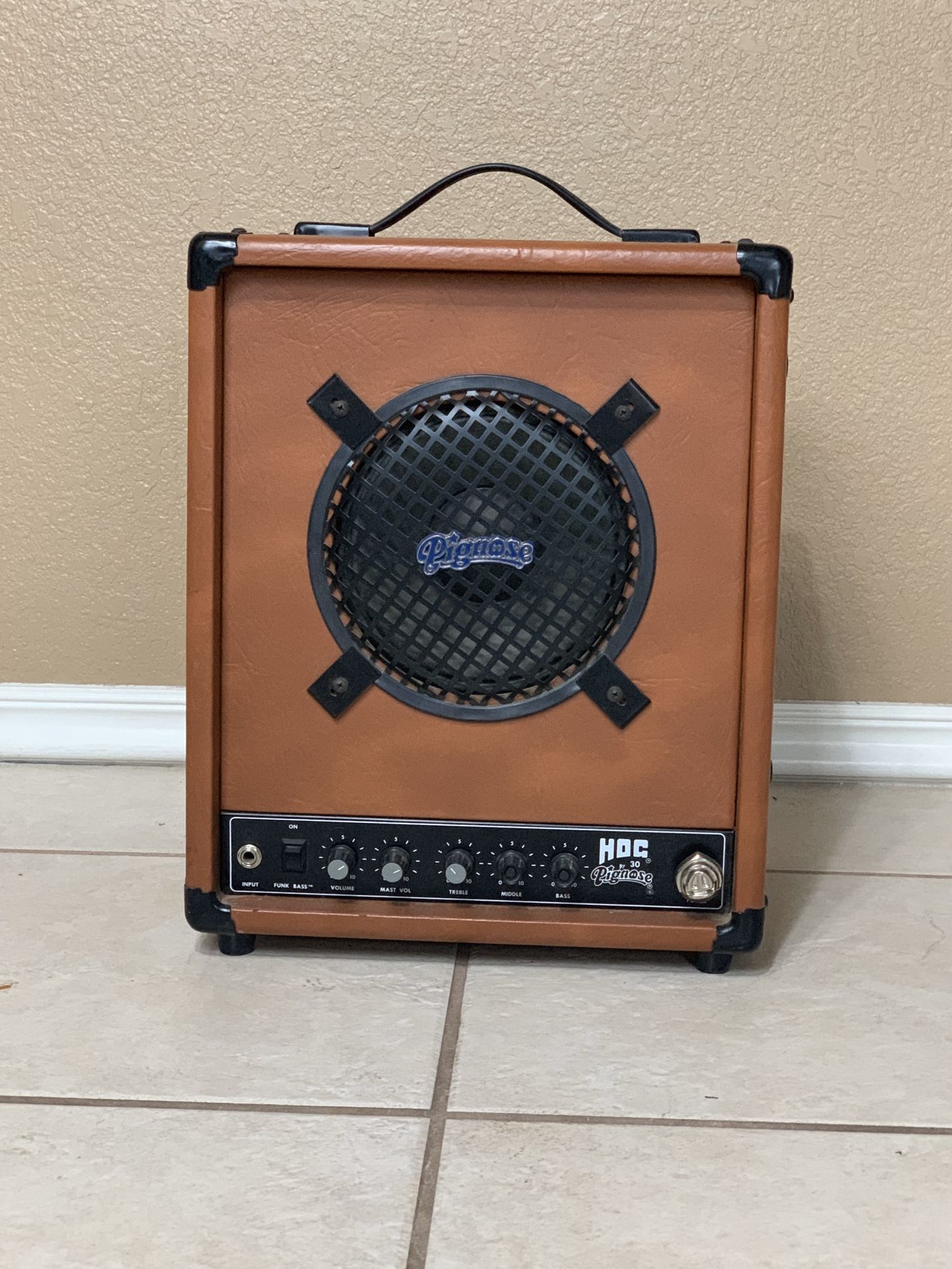 HOG 30 By PIGNOSE - BASS GUITAR AMPLIFIER *LIKE NEW* | Missing POWER Cord