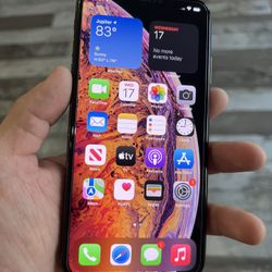 iPhone XS Max UNLOCKED W/ New Tempered Glass Screen Protector And Charger 