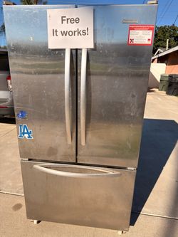 Free working refrigerator.