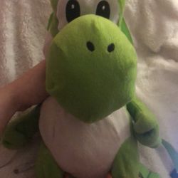 nintendo yoshi plush bag 