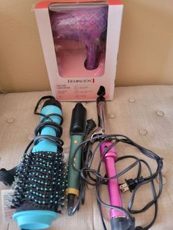 Hair Tool Bundle – Dryer, Curler, Straightener, Brush