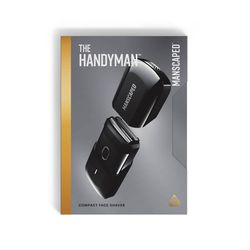 MANSCAPED® The Handyman™ Compact Face Shaver, Portable SkinSafe® Men’s Travel Facial Hair Electric Razor