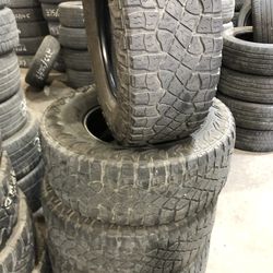 325/65/18 used set Goodyear A/T