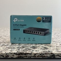 TP-Link 8 Port Gigabit Switch (TL-SG108E)