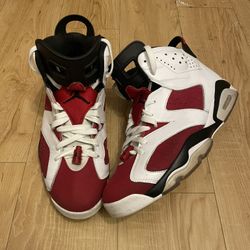 Air Jordan 6 Retro 2014 Carmine Sneaker 10.5 384664-160