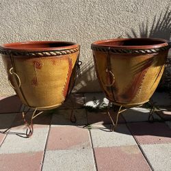 New Flower Pots Made Out Of Clay Perfect Gift 🎁 