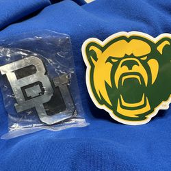 Baylor sticker And Car Decal