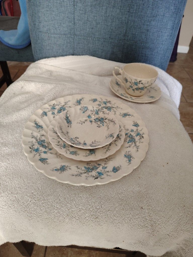 Myott Fine Stafford Shire Ware Forget-me-not