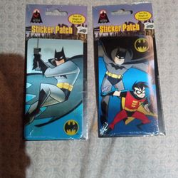 2 Batman And Robin Sticker Patchs