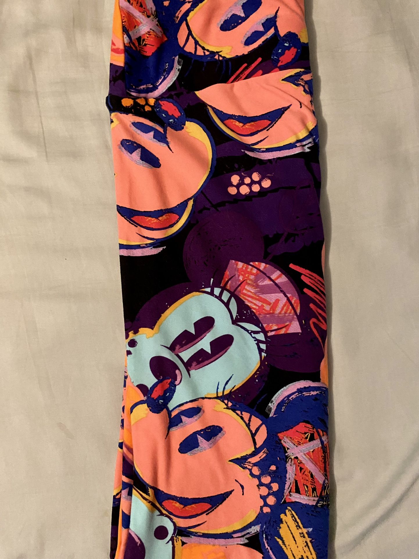 Disney Lularoe TC 12-18 Leggings Mickey And Minnie