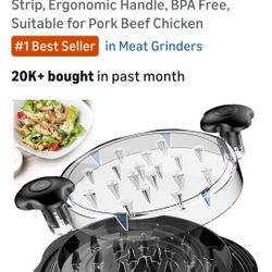 Chicken Shredder, Black, New