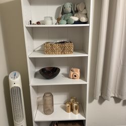 White Bookshelf