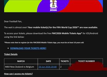 FIFA WORLD CUP TICKETS 2026