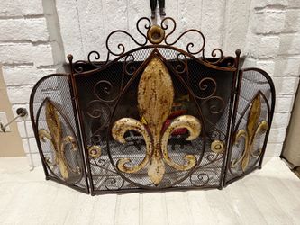 Fireplace chimney guard