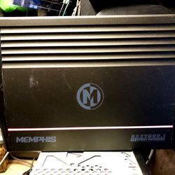 Memphis Audio SRX750D.1 Street Reference mono subwoofer amplifier — 750 watts RMS x 1 at 2 ohms
