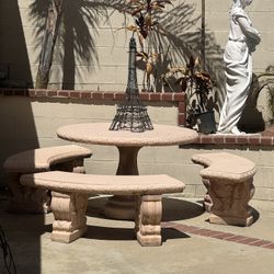 Cement Patio Set (s)